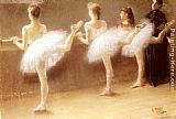 Pierre Carrier-Belleuse At The Barre painting